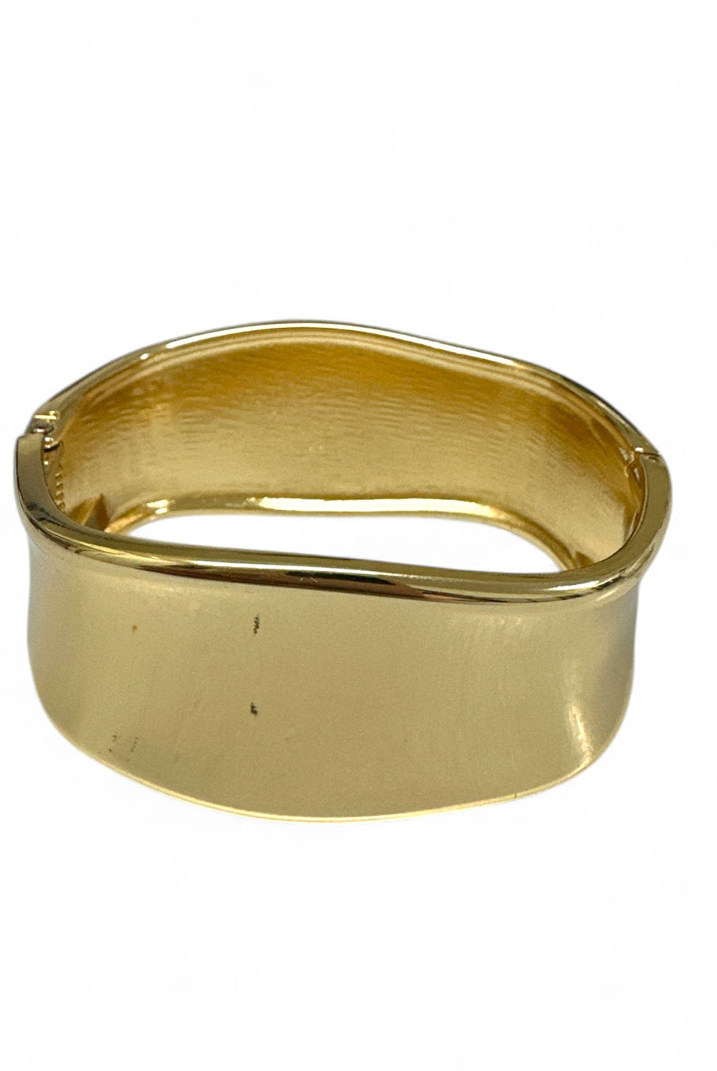 Copper bangle με κυματιστή φόρμα σε χρυσό και ασημί – So Cute by Dimi