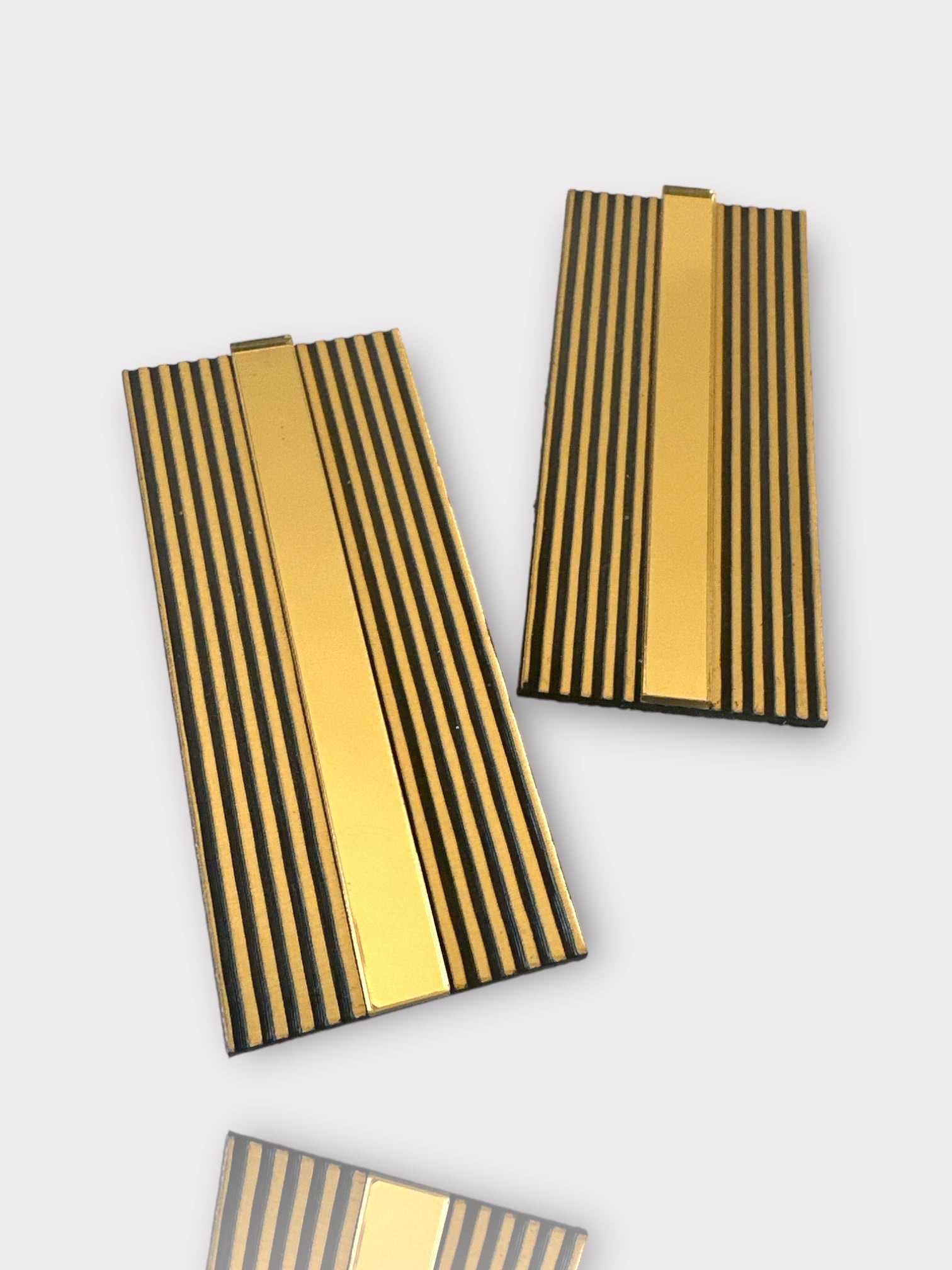 Myla Earrings – Χειροποίητα ορθογώνια σκουλαρίκια από πλέξιγκλας – So Cute by Dimi