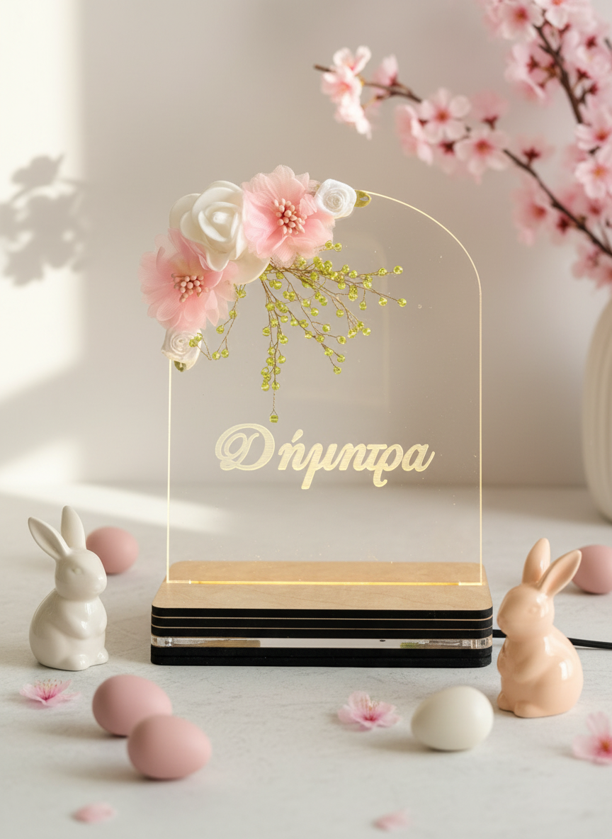 Ρομαντικό φωτιστικό LED με προσωποποίηση– So Cute by Dimi