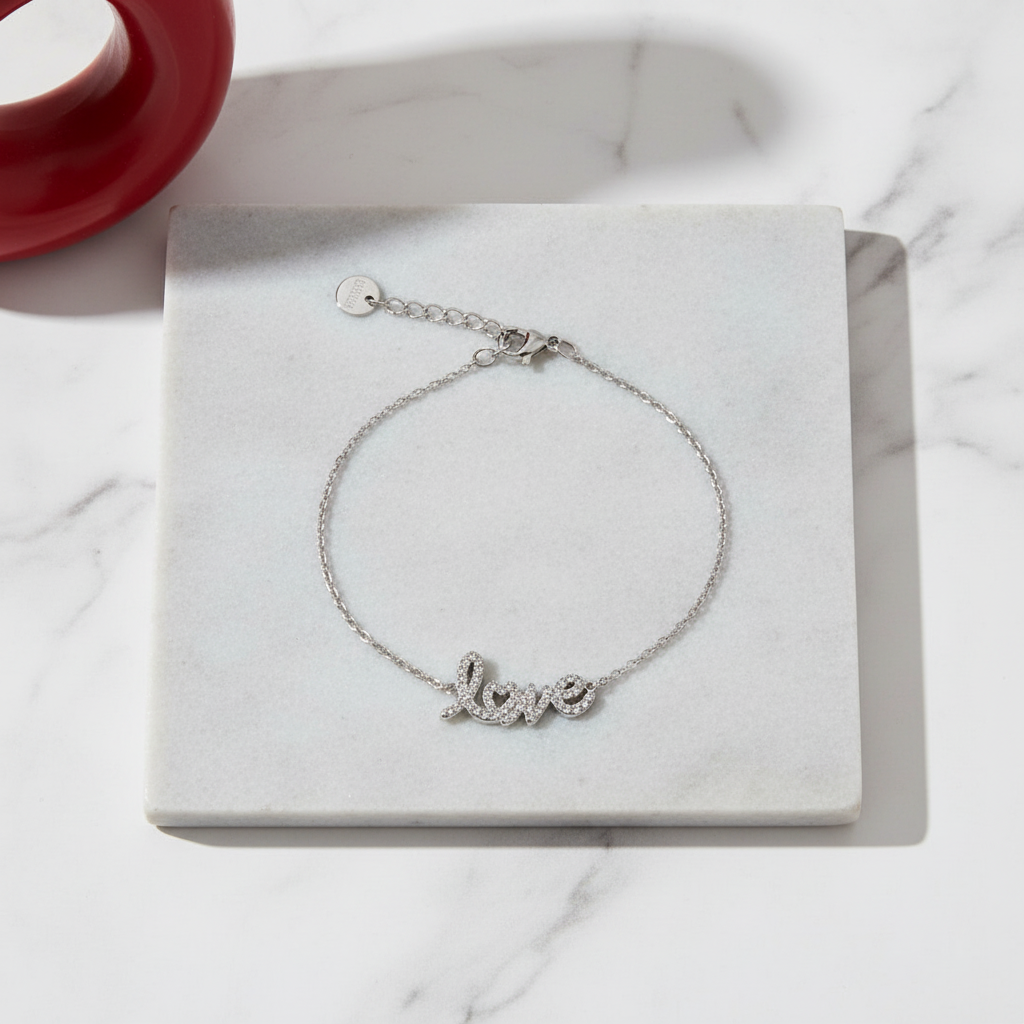 Love bracelet από ανοξείδωτο ατσάλι σε χρυσό και ασημί So Cute by Dimi