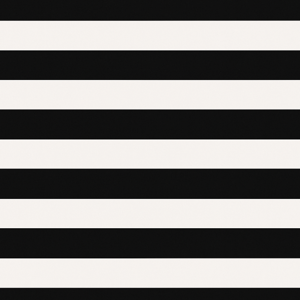 black and white stripe
