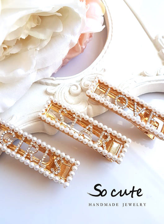 Hairclip Star pearls - socutebydimi