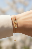 τσάλινο βραχιόλι Νονά με ζιργκόν Nora Godmother Bracelet So Cute by Dimi