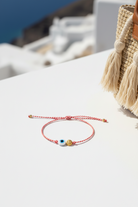 Nefeli Martis Bracelet ατσάλινο βραχιόλι Μάρτης με ματάκι So Cute by Dimi