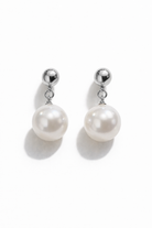 Ατσάλινα mini σκουλαρίκια με πέρλα Éclat Pearl Mini Earrings So Cute by Dimi