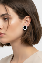 Numeral Pearl Stud Earrings ατσάλινα στρογγυλά σκουλαρίκια με φίλντισι και λατινικούς αριθμούς σε χρυσό ή ασημί – So Cute by Dimi