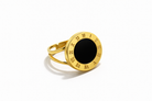 Numeral Pearl Ring ατσάλινο δαχτυλίδι με φίλντισι και λατινικούς αριθμούς σε χρυσό ή ασημί – So Cute by Dimi