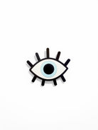 Διακοσμητικό τοίχου Eyelashes από MDF και plexiglass σε μαύρο και λευκό – So Cute by Dimi