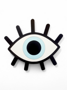 Διακοσμητικό τοίχου Eyelashes από MDF και plexiglass σε μαύρο και λευκό – So Cute by Dimi