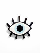 Διακοσμητικό τοίχου Eyelashes από MDF και plexiglass σε μαύρο και λευκό – So Cute by Dimi