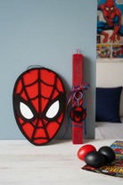 Λαμπάδα Spiderman 30εκ με μπρελόκ πλεξιγκλάς και προαιρετική ξύλινη πλάτη