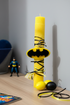 Λαμπάδα Batman με μπρελόκ πλεξιγκλάς So Cute by Dimi