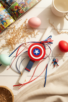 Λαμπάδα Captain America 25εκ με μπρελόκ πλεξιγκλάς 