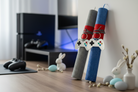 Χειροποίητη πασχαλινή λαμπάδα gaming με μπρελόκ χειριστήριο PlayStation από plexiglass So Cute by Dimi