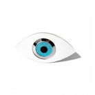 Eye Glow ακρυλικό διακοσμητικό μάτι με γκλίτερ και ασημί καθρέφτη So Cute by Dimi