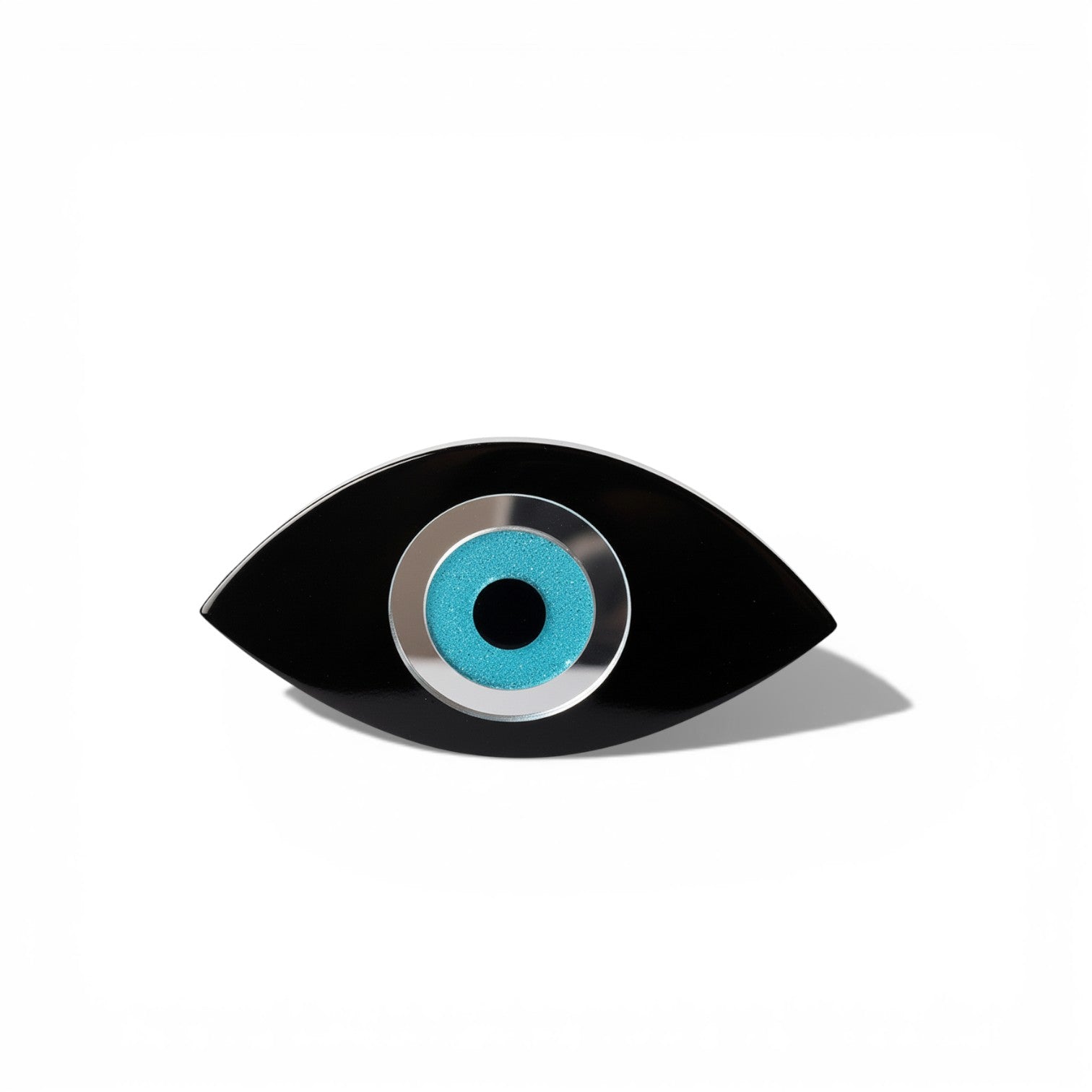 Eye Glow ακρυλικό διακοσμητικό μάτι με γκλίτερ και ασημί καθρέφτη So Cute by Dimi