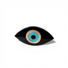Eye Glow ακρυλικό διακοσμητικό μάτι με γκλίτερ και χρυσό καθρέφτη So Cute by Dimi