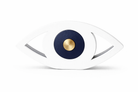 Luxury plexiglass eye table decor in glossy white by So Cute by Dimi – Eclipse Eye