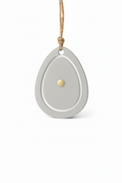 Layered plexiglass Easter egg basket insert in white and custom color with optional engraved corporate logo
