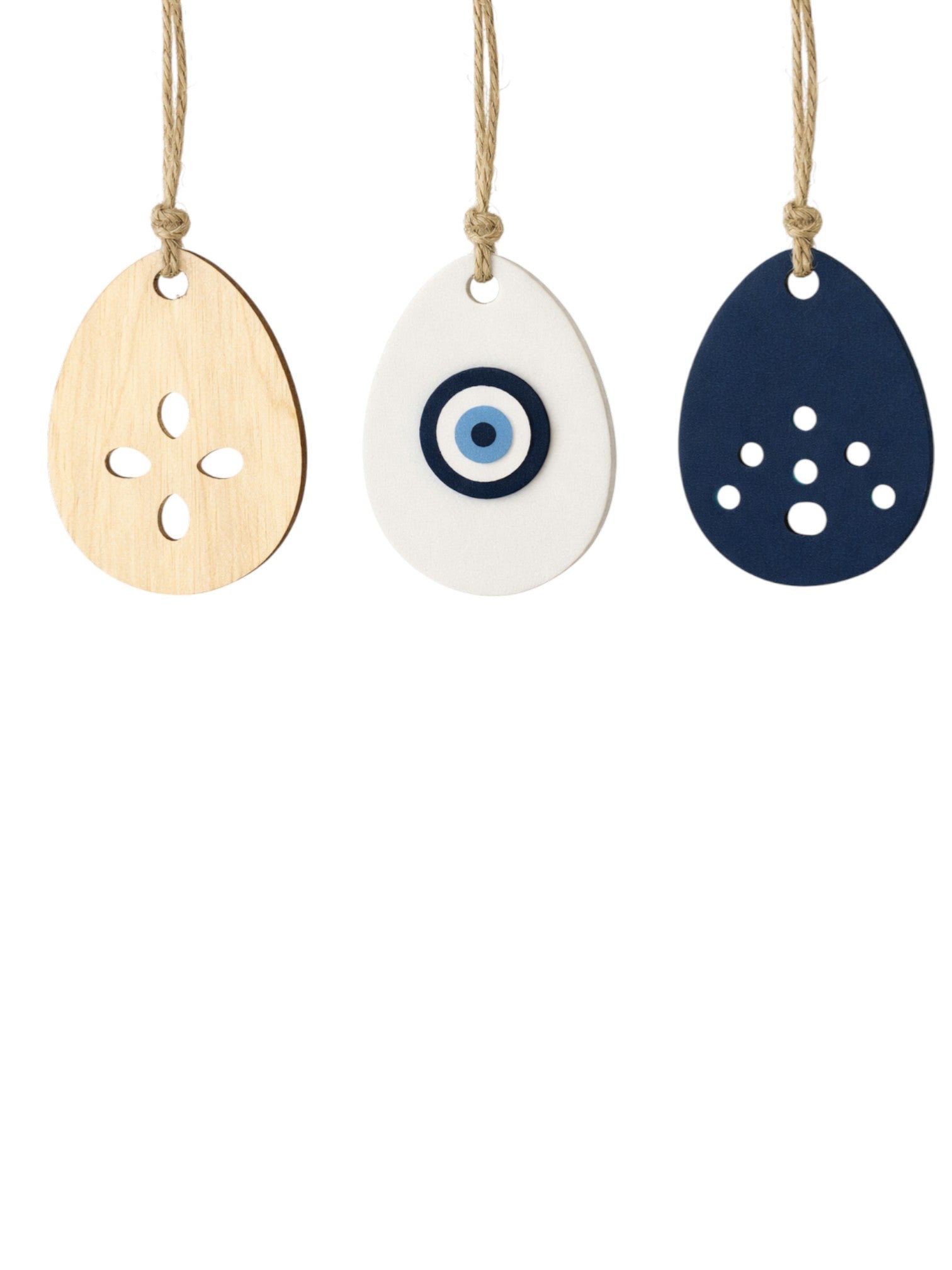 Mini εταιρικά πασχαλινά inserts 7εκ σε σχήμα αυγού από plexiglass και ξύλο, για corporate Easter gift baskets – So Cute by Dimi