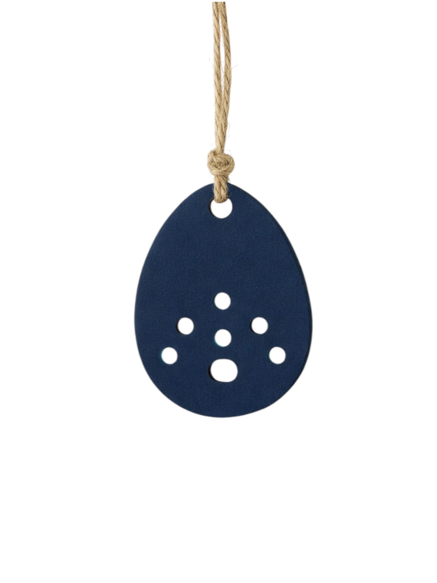 Navy plexiglass πασχαλινό αυγό 7εκ με cut details, εταιρικό basket insert για Easter gift packaging – So Cute by Dimi