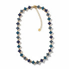 Crystal Cross Choker – Κολιέ Τσόκερ με Σταυρούς Ζιργκόν - So Cute by Dimi