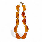 Molten Wave Necklace – Κολιέ από ρητίνη & ατσάλι σε 3 χρώματα | So Cute by Dimi