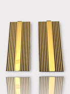 Myla Earrings – Χειροποίητα ορθογώνια σκουλαρίκια από πλέξιγκλας – So Cute by Dimi