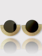 Arcadia Earrings – Χειροποίητα ριγέ σκουλαρίκια από πλέξιγκλας – So Cute by Dimi