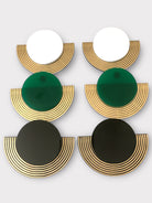 Arcadia Earrings – Χειροποίητα ριγέ σκουλαρίκια από πλέξιγκλας – So Cute by Dimi