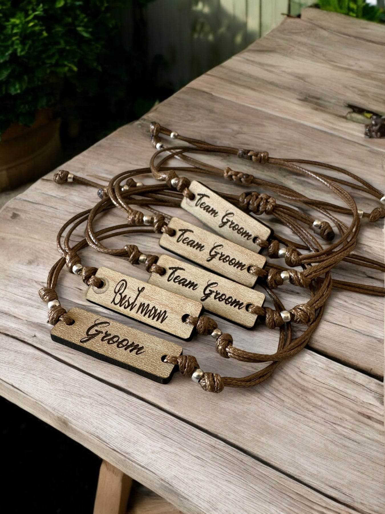 GROOM & TEAM GROOM BRACELETS - So Cute by Dimi