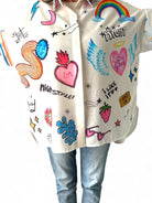 HEARTBEAT OVERSIZED SHIRT - So Cute by Dimi