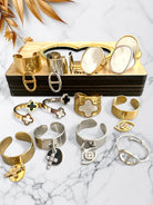 Bold Charm Ring – Gold & Silver - So Cute by Dimi