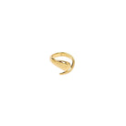 Γυναικείο δαχτυλίδι Avelis Curve Ring από ανοξείδωτο ατσάλι σε χρυσό  με minimal καμπύλο design από τη So Cute by Dimi