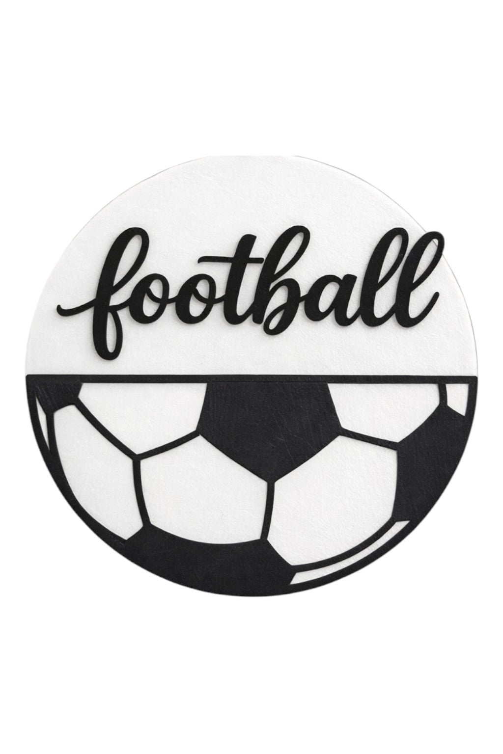 Χειροποίητη λαμπάδα football με μπρελόκ πλεξιγκλάς και προαιρετική στρογγυλή πλάτη 25 εκ