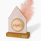 Γούρι 2026 Fairytale House of Health – Σπίτι με Υγεία, στρας & φτερό – So Cute by Dimi