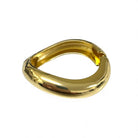 Bold curve copper bangle σε χρυσό  – So Cute by Dimi
