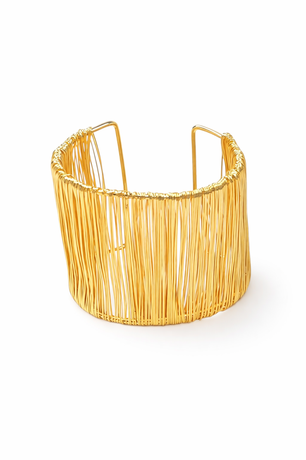 Γυναικείο cuff βραχιόλι Nyra Fringe Cuff από ανοξείδωτο ατσάλι σε χρυσό από τη So Cute by Dimi