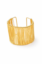 Γυναικείο cuff βραχιόλι Nyra Fringe Cuff από ανοξείδωτο ατσάλι σε χρυσό από τη So Cute by Dimi