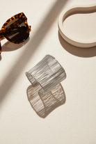 Γυναικείο cuff βραχιόλι Nyra Fringe Cuff από ανοξείδωτο ατσάλι σε  ασημί από τη So Cute by Dimi