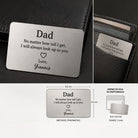 Προσωποποιημένη Wallet Card για μπαμπά από plexiglass με χάραξη laser και δυνατότητα προσθήκης ονόματος από τη So Cute By Dimi.
