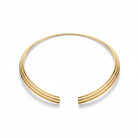 Triple Line Steel Collar – Ατσάλινο Τριπλό Κολάρο σε Χρυσό & Ασημί | So Cute by Dimi