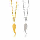 Angel Wing Necklace – Ατσάλινο Κολιέ με Φτερό Αγγέλου | So Cute by Dimi