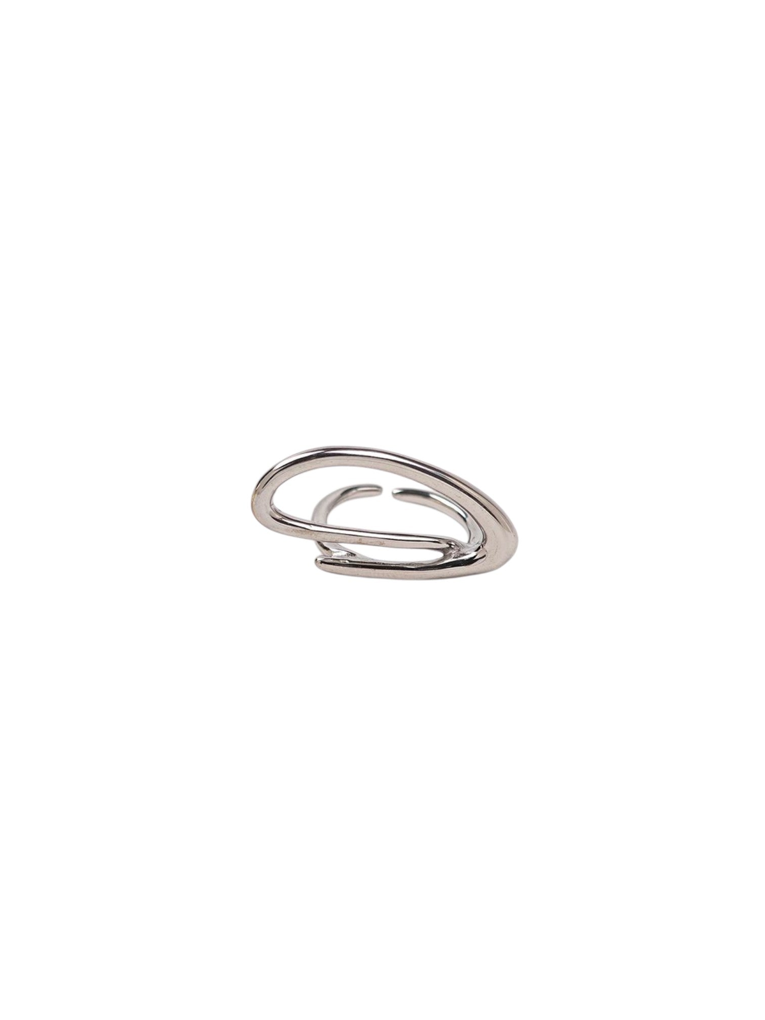 minimal δαχτυλίδι stainless steel ασημί μοντέρνο open ring γυναικείο