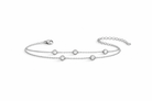 Milano Spark Bracelet βραχιόλι από ατσάλι με ζιργκόν σε χρυσό και ασημί