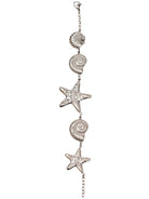 βραχιόλι με κοχύλια και αστερίες σε ασημί stainless steel So Cute by Dimi