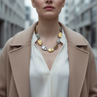 Eira Necklace – Ατσάλινο Κολιέ με Ανάγλυφες Χάντρες σε Χρυσό, Ασημί & Δίχρωμο | So Cute by Dimi