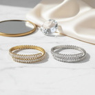 Wrapa cuff bracelet ατσάλινα βραχιόλια ζιργκόν χρυσό και ασημί σε flat lay, so cute by dimi