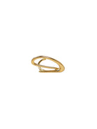 minimal δαχτυλίδι stainless steel χρυσό  μοντέρνο open ring γυναικείο