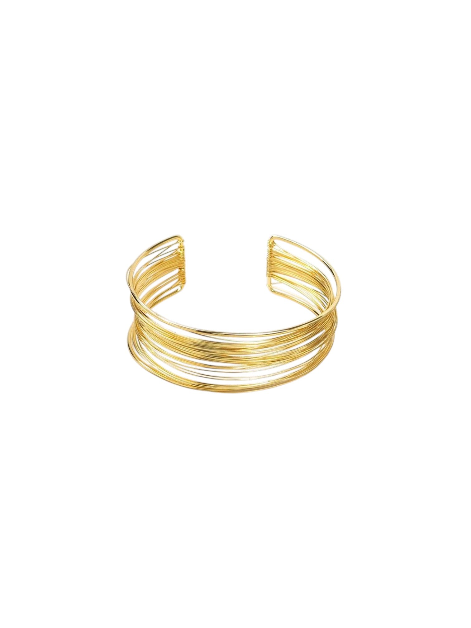 Γυναικείο βραχιόλι μπράτσου Zirelle Arm Cuff από ανοξείδωτο ατσάλι σε χρυσό και ασημί από τη So Cute by Dimi